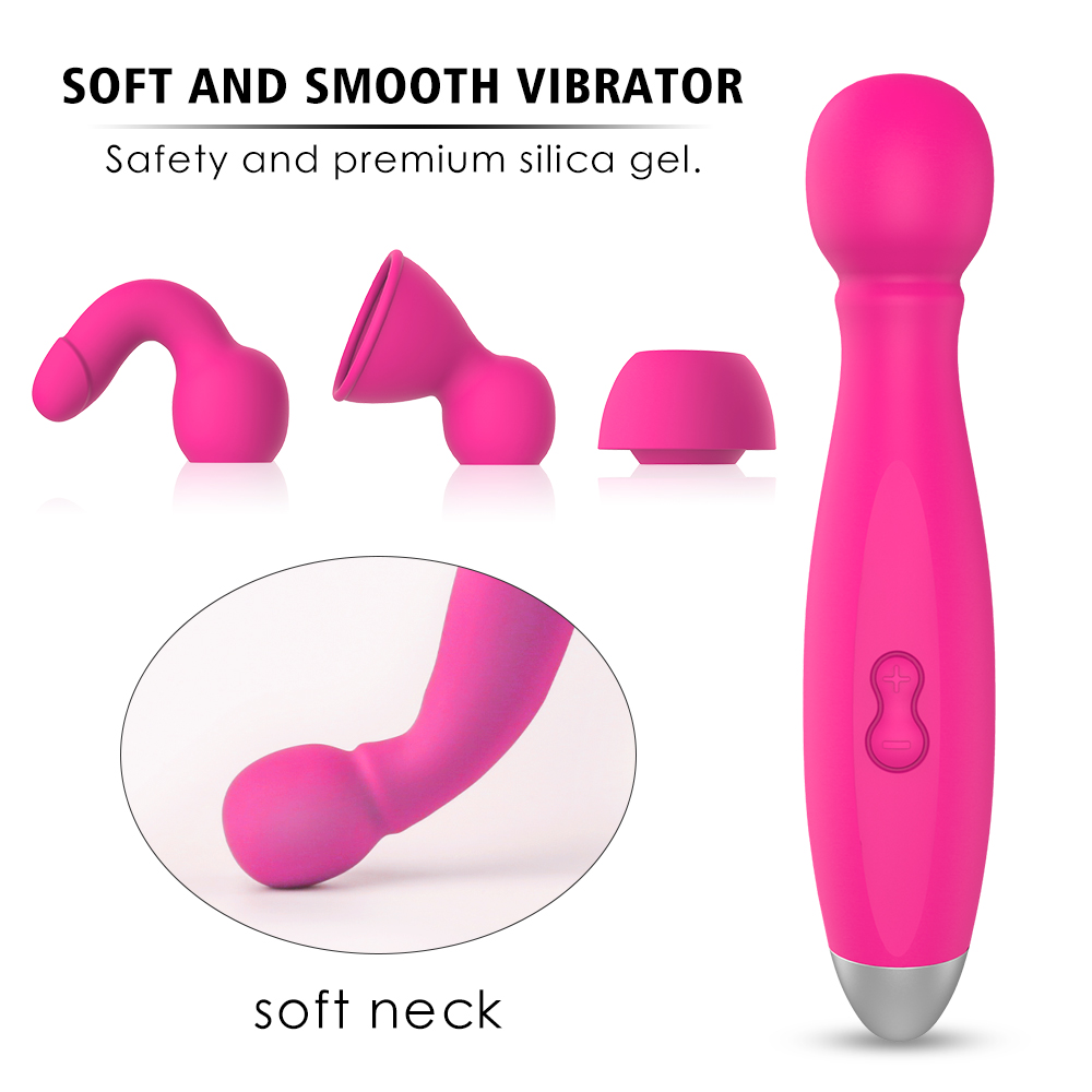 silicone pussy magic av wand massager vibrator female vagina massager vibrator sex toys for woman【S001TZ】