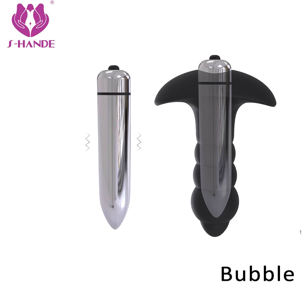 electric massager butt plug sex toys silicone anal plug anal vibrator for men【S062】