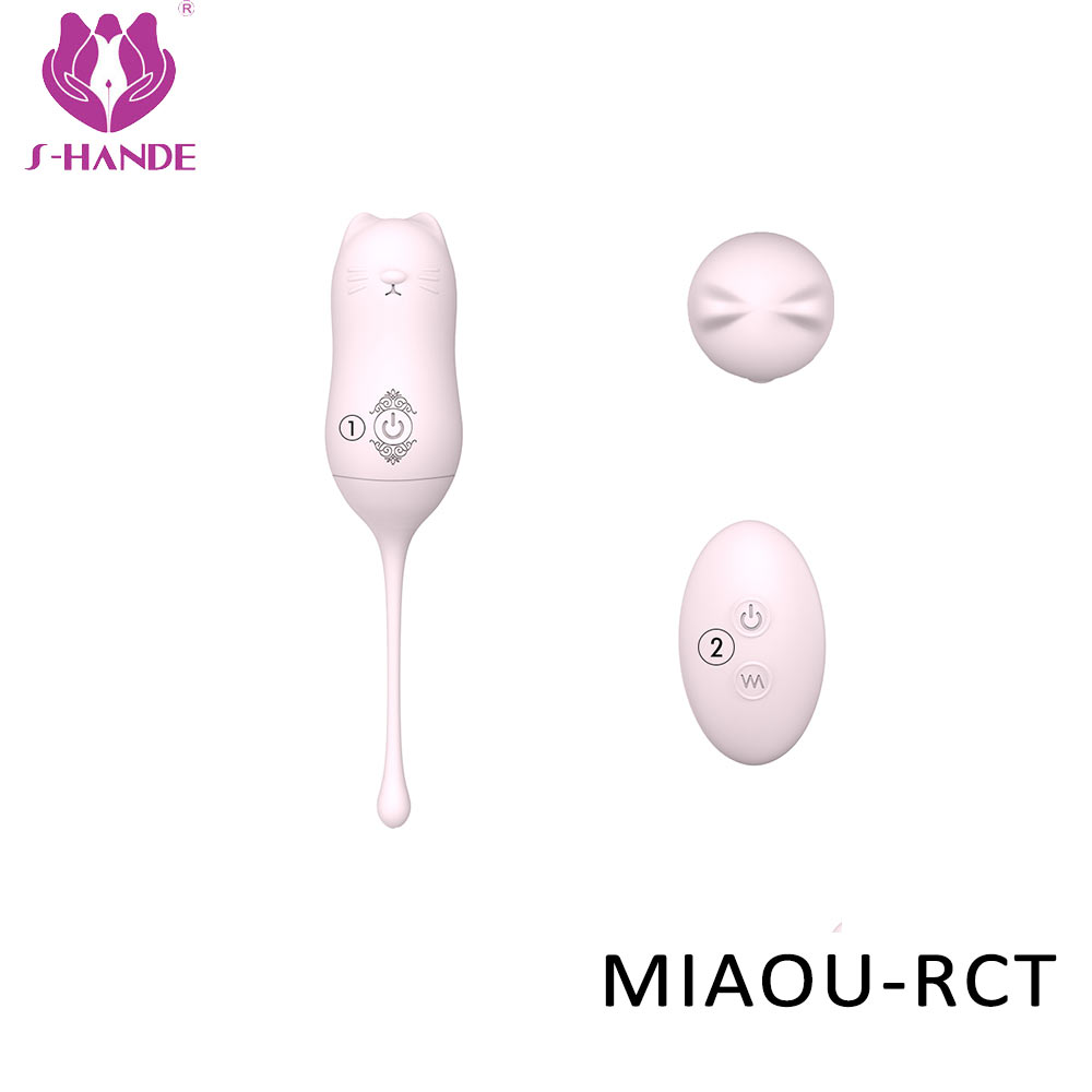 Meow modelling remote control vibrator  vibrating kegel balls bullet clitoris simulate vibrator sex toy for women female masturbating【S080-2】