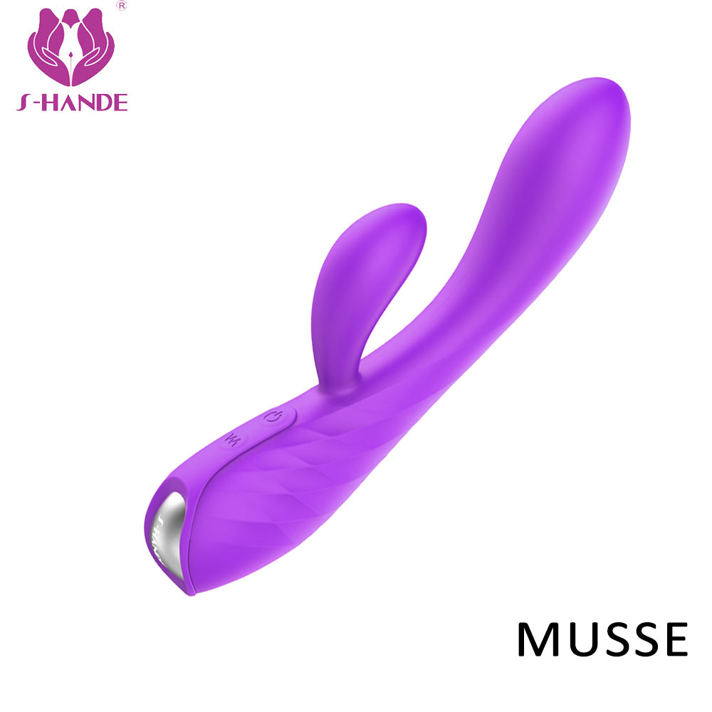 Silicone Sex Products Clitoris Nipple Stimulator Women Adult Couple Sex Toys Vibrating Massage Mini Rabbit Vibrator【S112】