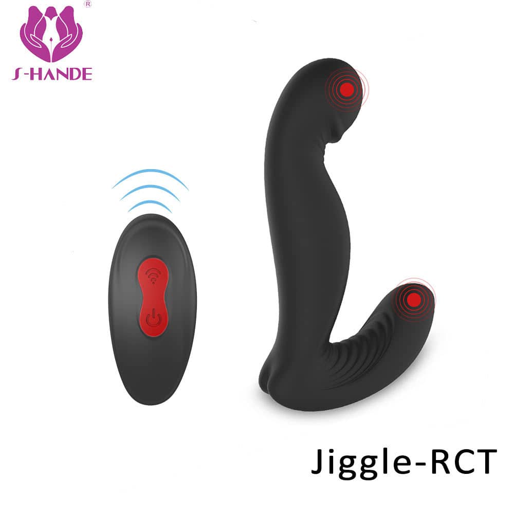 Amazon silicone electrico prostata massage telecontrol vibrator wireless sex anal dildo toys for men vibrating prostata anal plug【S129-2】