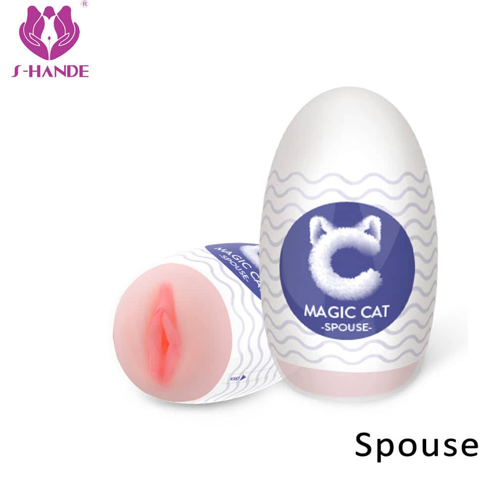 Magic Cat portable artificial vagina sex toys realistic silicone pocket pussy toy for men masturbation【S173】