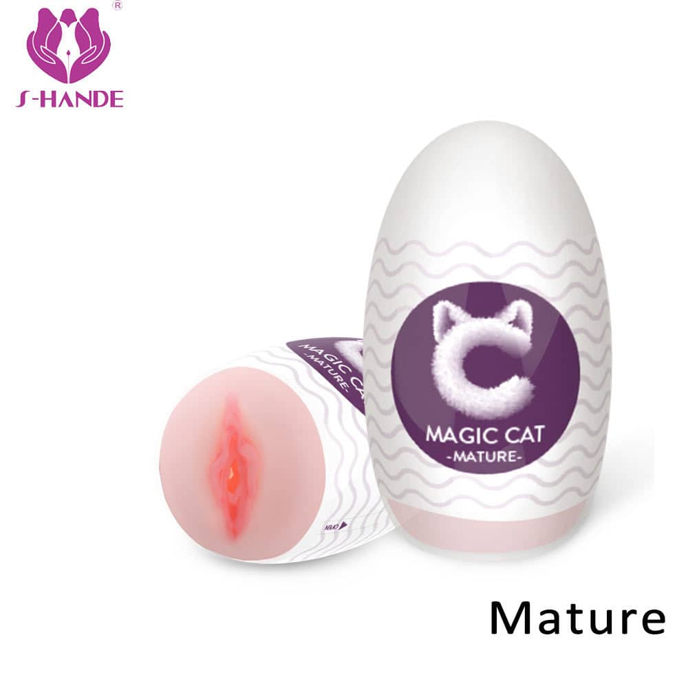 Magic Cat portable artificial vagina sex toys realistic silicone pocket pussy toy for men masturbation【S174】