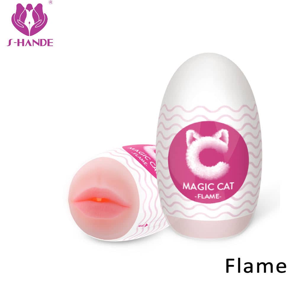 Magic Cat portable artificial vagina sex toys realistic silicone pocket pussy toy for men masturbation【S175】