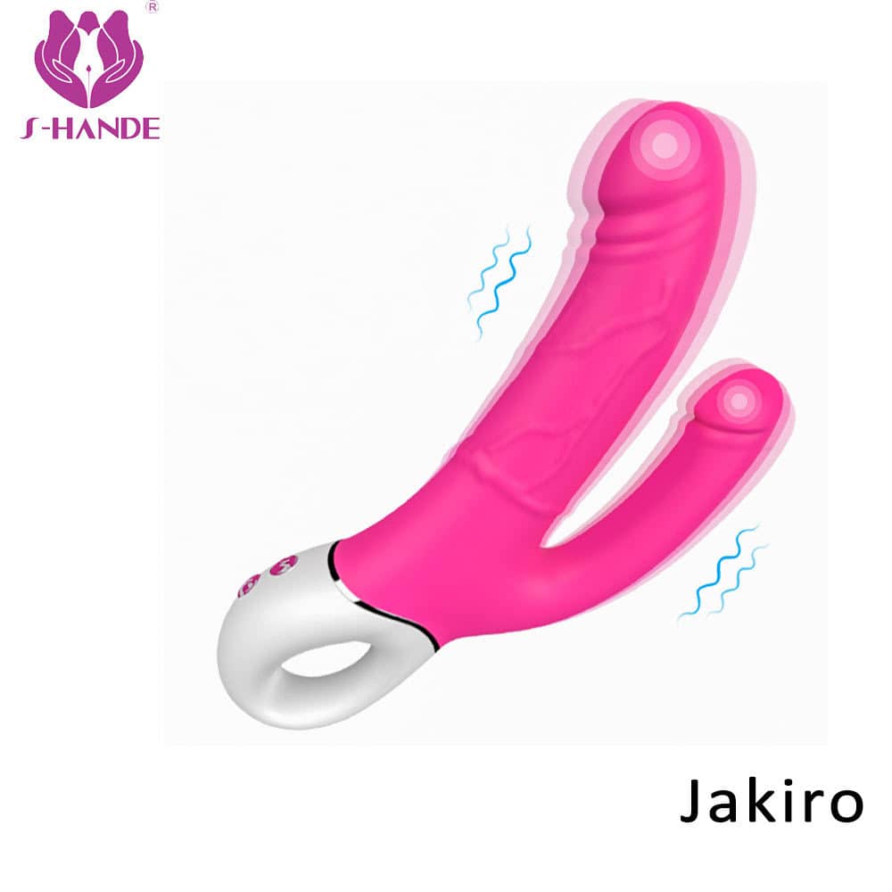 Silicone Waterproof G  Spot Anal Clitoris Stimulate Secret double plug Vibrator Toys Sex Adult vibrator sex toys for woman【S200-2】