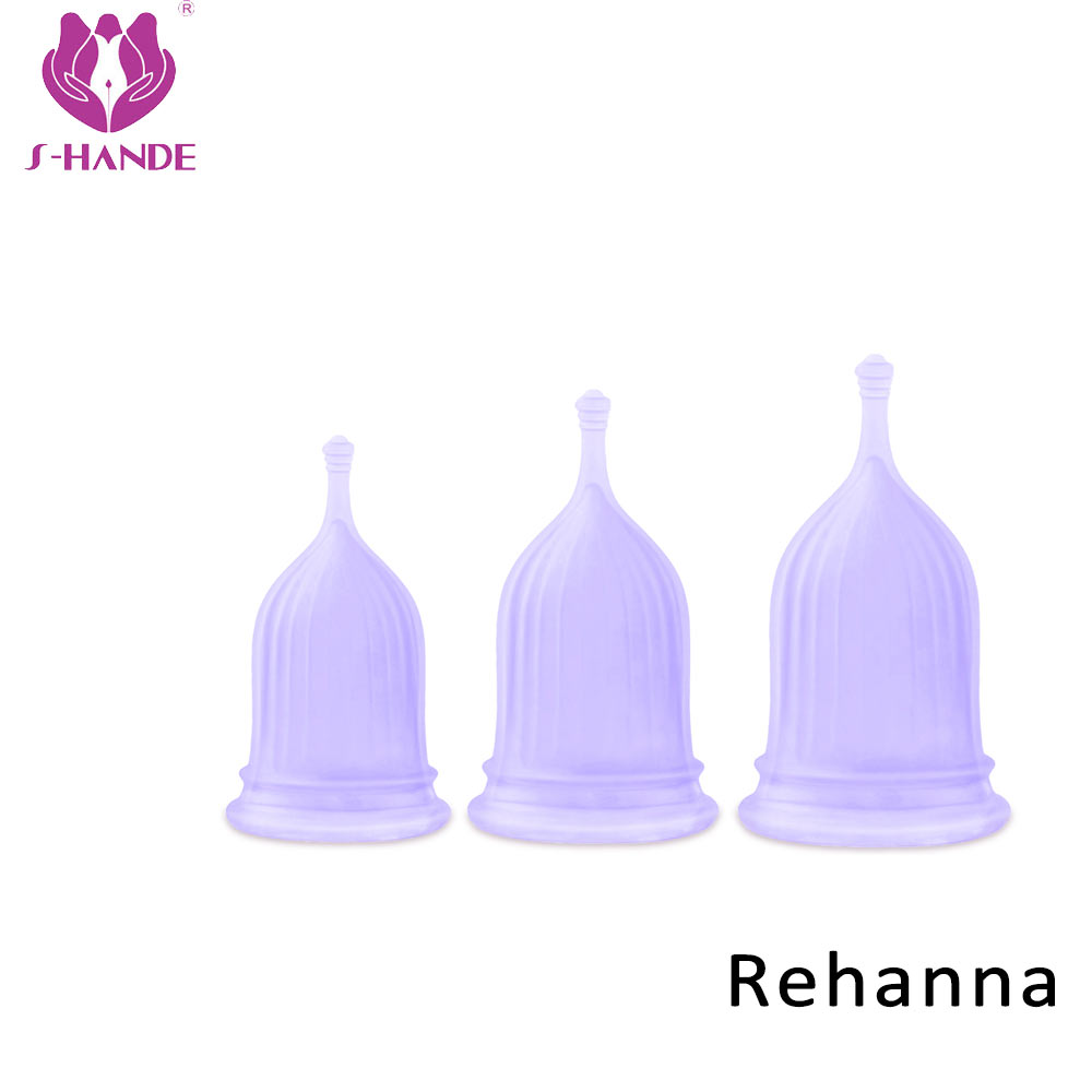 3 Piece Set of 100% Medical Silicone Copa Women's Menstrual Cups Women's Menstrual Cups Reusable Women's Menstrual Cups【S211】