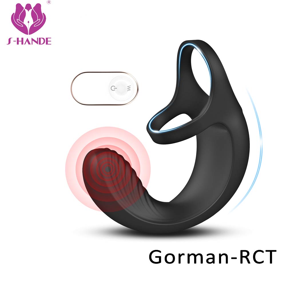silicone adult anal cock penis ring sex toys telecontrol vibrator for men and woman ring anal vajina joy sexual【S273-2】
