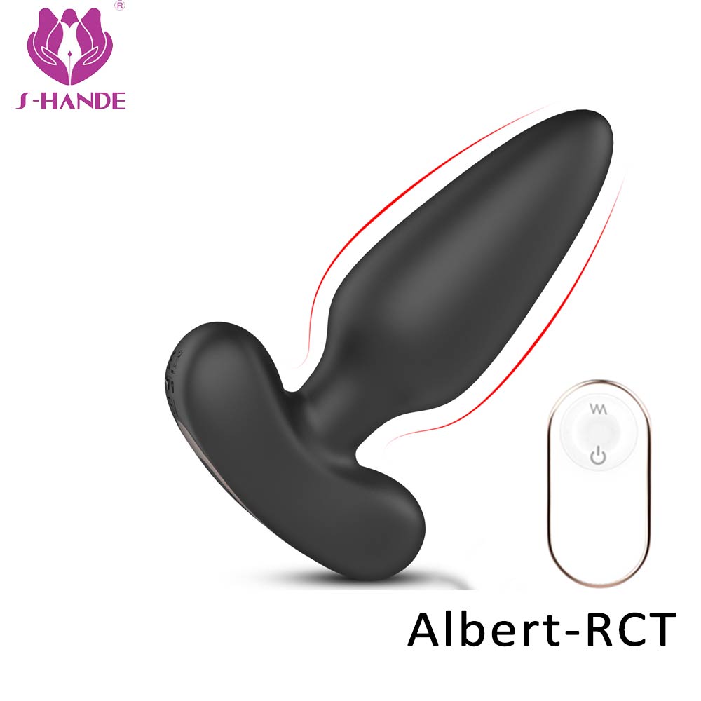 Silicone vibrator Anal Sex Toys Anal Butt Plug G Spot Vibrating anal vagina sex toys for men【S275-2】