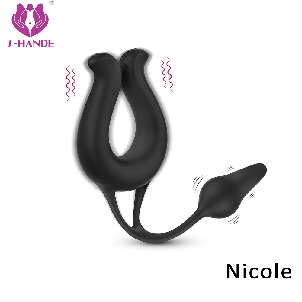 Silicone adult anal cock penis ring sex toys vibrator for men and woman ring anal vajina joy sexual【S278】