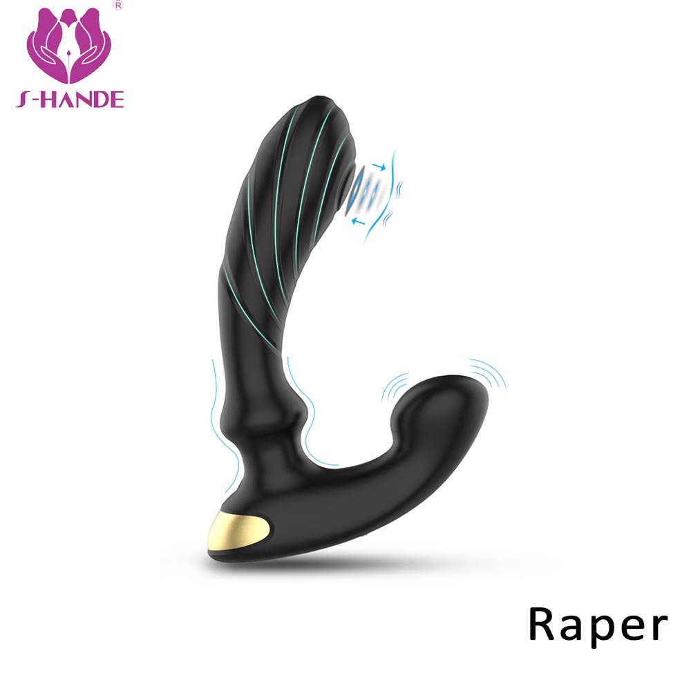 Black anal plug waterproof toys for women men with underwear vagina anal massage plug and prostatet vibration【S300】
