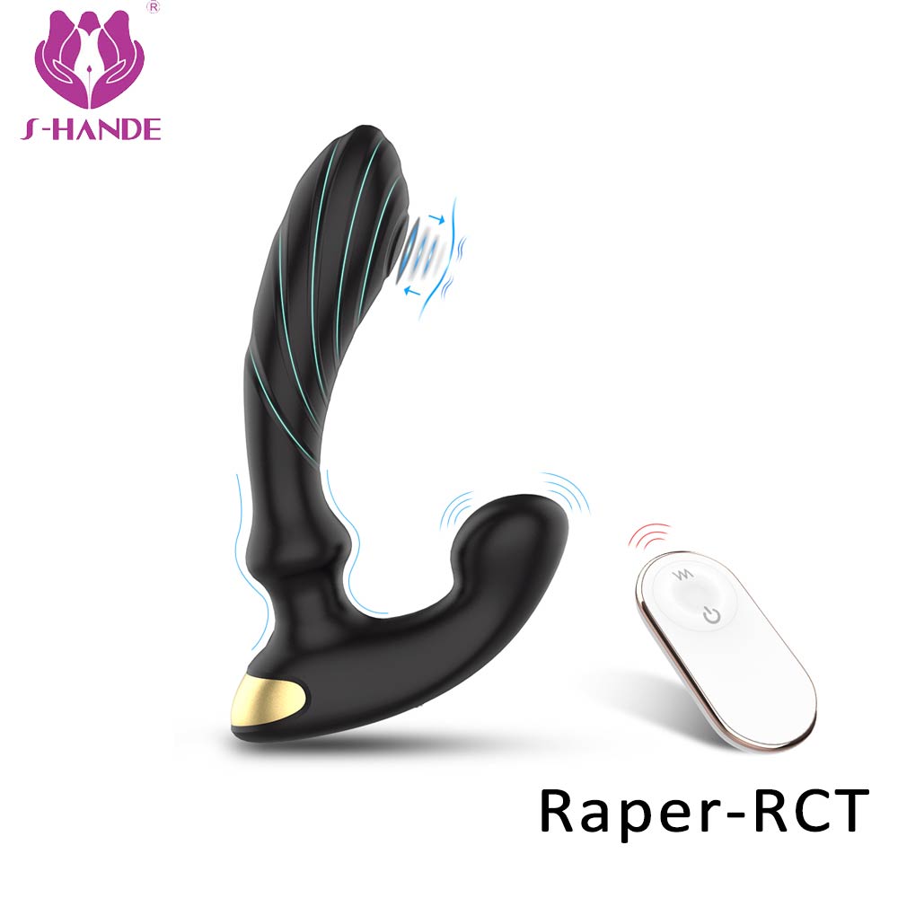 Black telecontrol anal plug waterproof toys for women men with underwear vagina anal massage plug and prostatet vibration【S300-2】