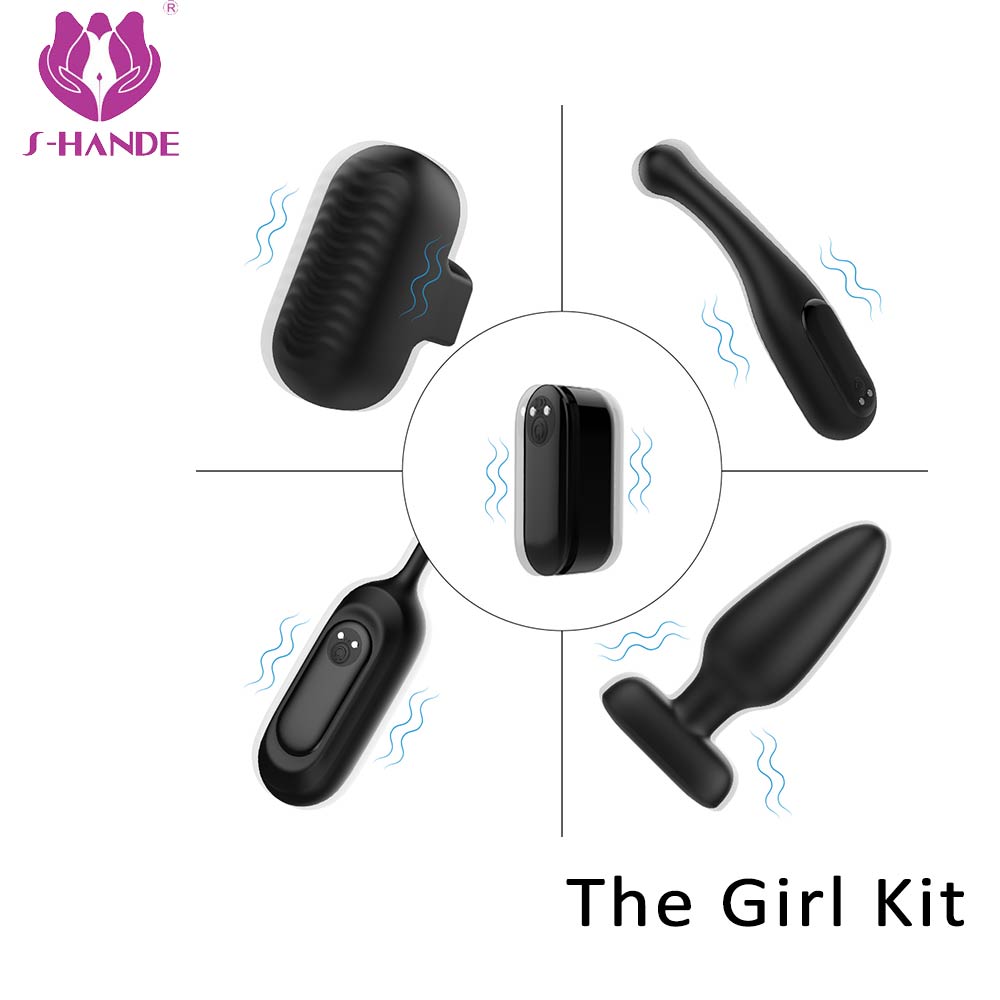 Anal plug toys sex adult vagina massager vibrator adult finger sleeve silicon vagina vibrator sex toy sets【S-430】