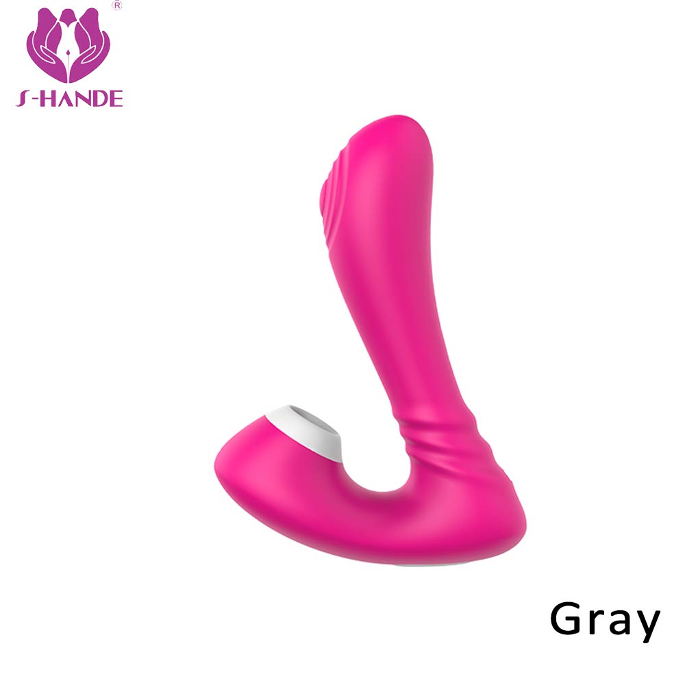 Directly Supply Favourable Price 9 frequency silicone sucking Vibrator Dildo