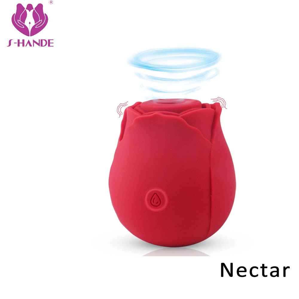 Rose Vibrator For Female Portable Waterproof Multicolor Female Tongue Licking And Sucking Masturbation