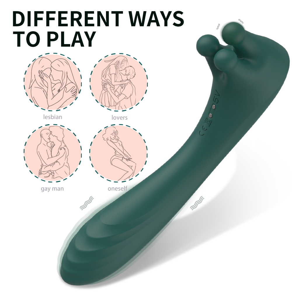 claw shape kneading nipple G spot vibrator for women
