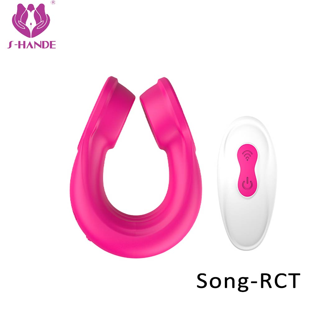 Silicone Waterproof Rechargeable Penis Ring Vibrator Sex Toy for Male or Couples men vibrating cock ring adult Sex Toy