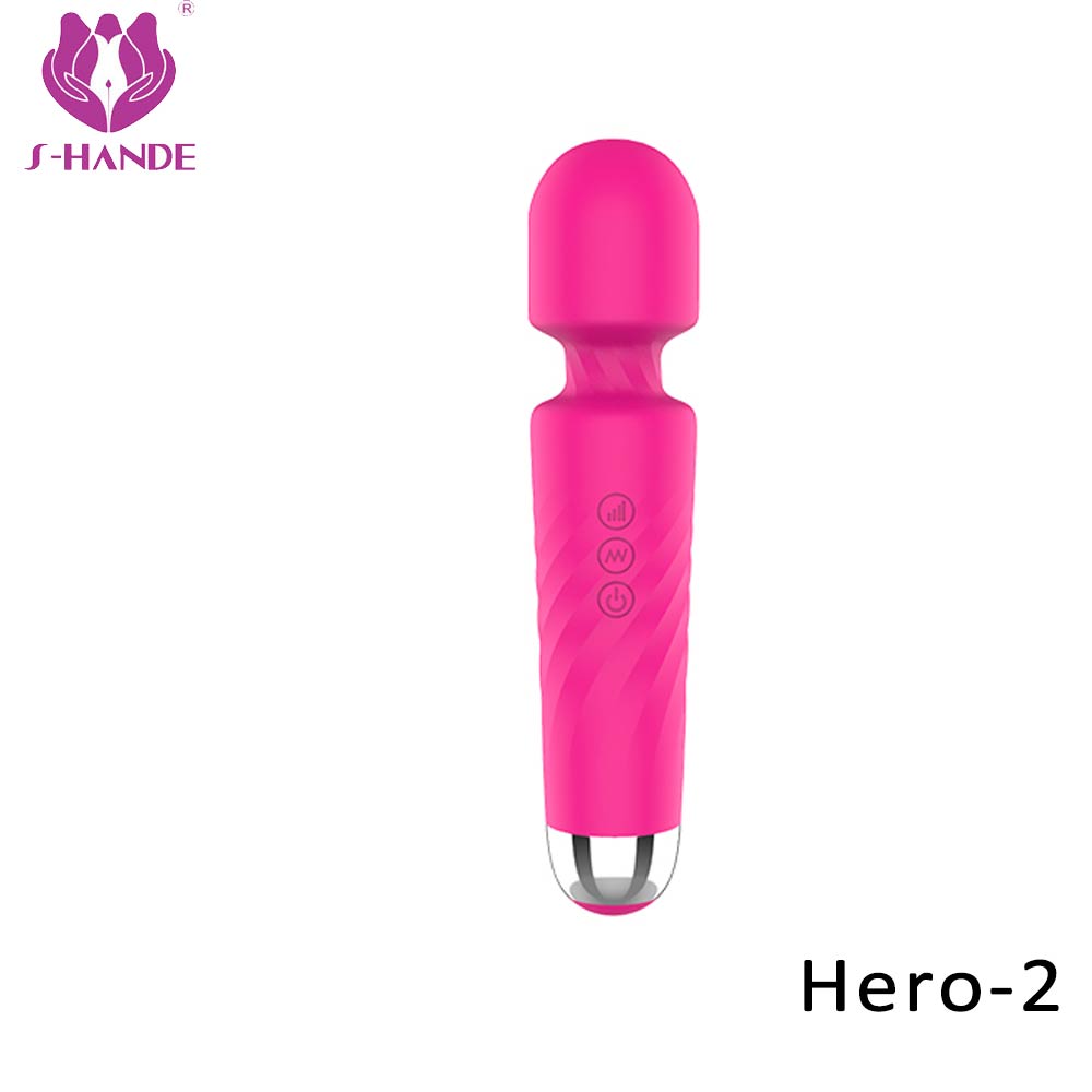 Rechargeable Personal Wand Massager Hot Sale Silicone Waterproof Body Neck Head Massager Vibrator