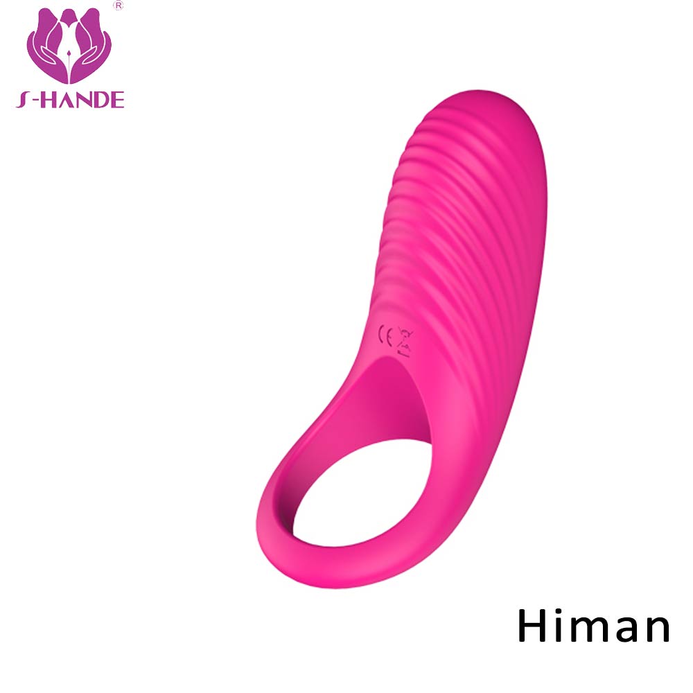 Silicone Vibration Ring Couples Share Stimulation Delay Flirting Lock Ring