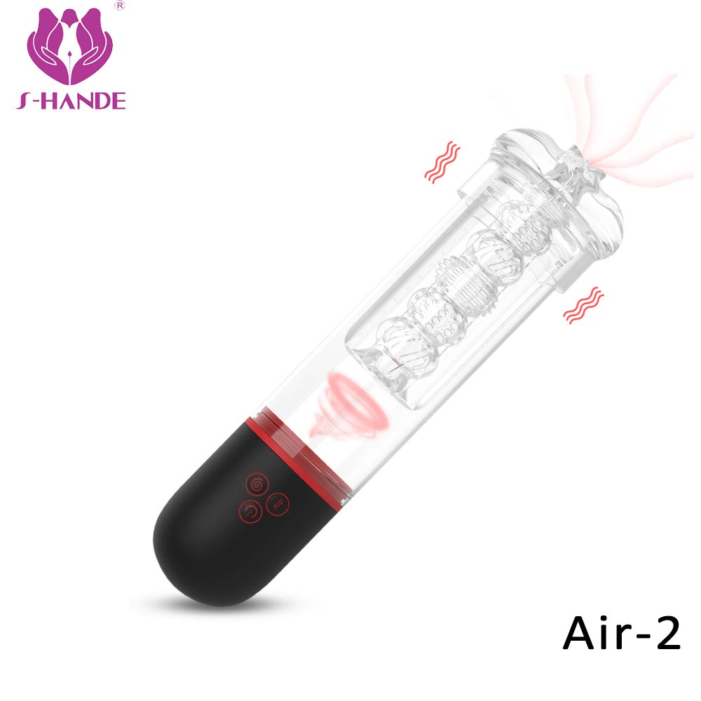 Automatic electronic vibrator male masturbation cup for men