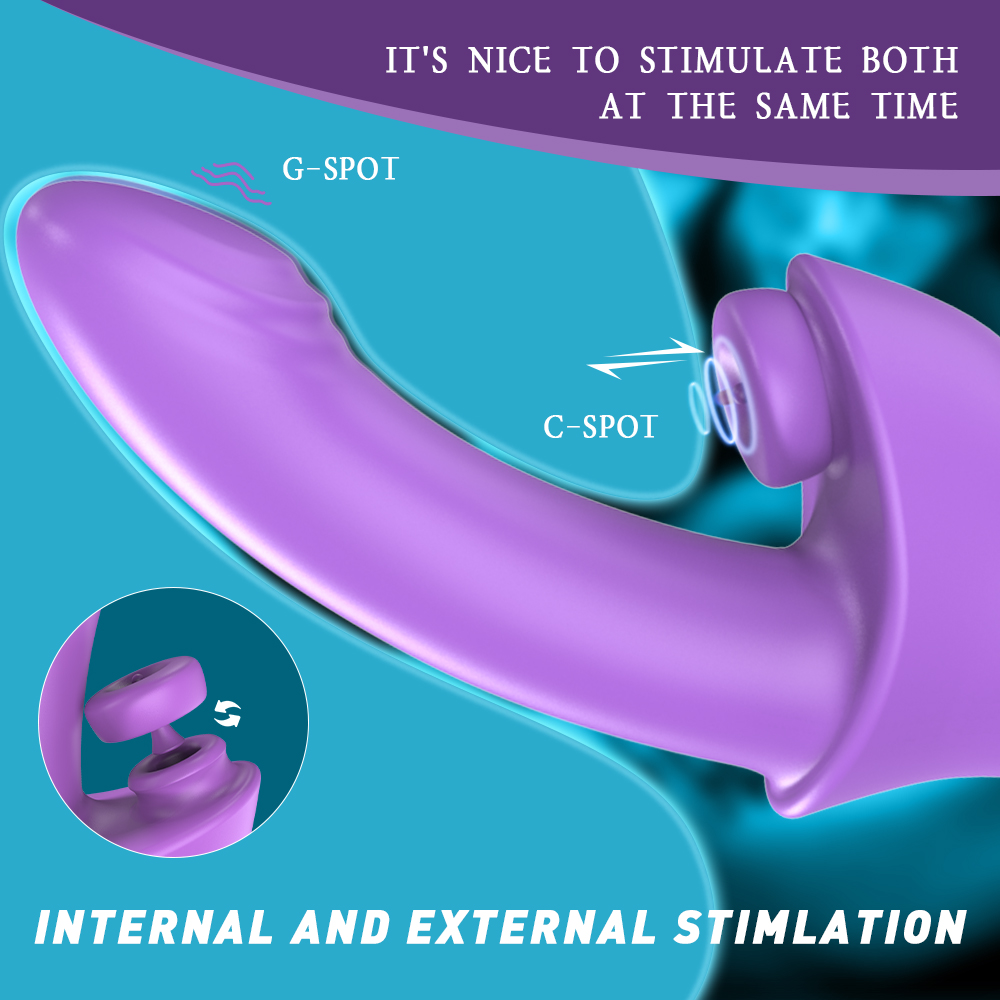 Removable body vibrator clitoral g-spot sucking