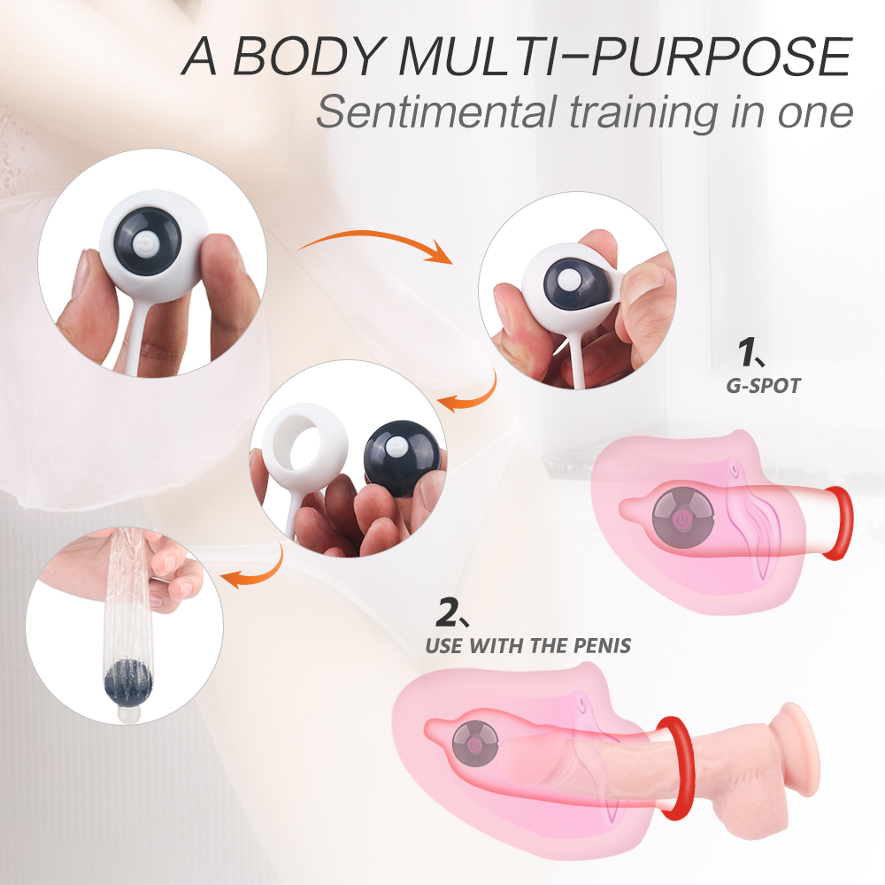 Soft silicone postpartum recovery vaginal tighten kegel ball