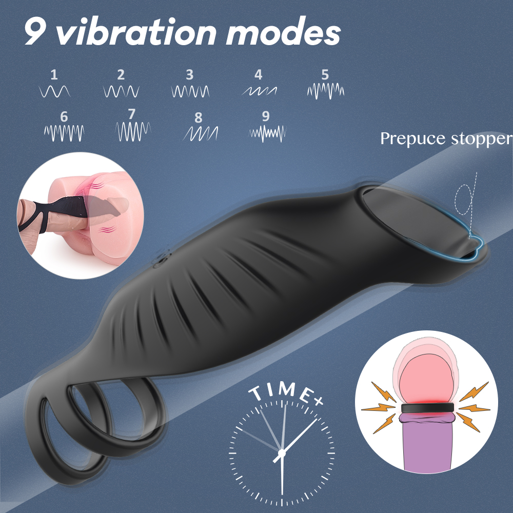vibrating penis cock ring with clitoral stimulator g spot vibrators penis rings