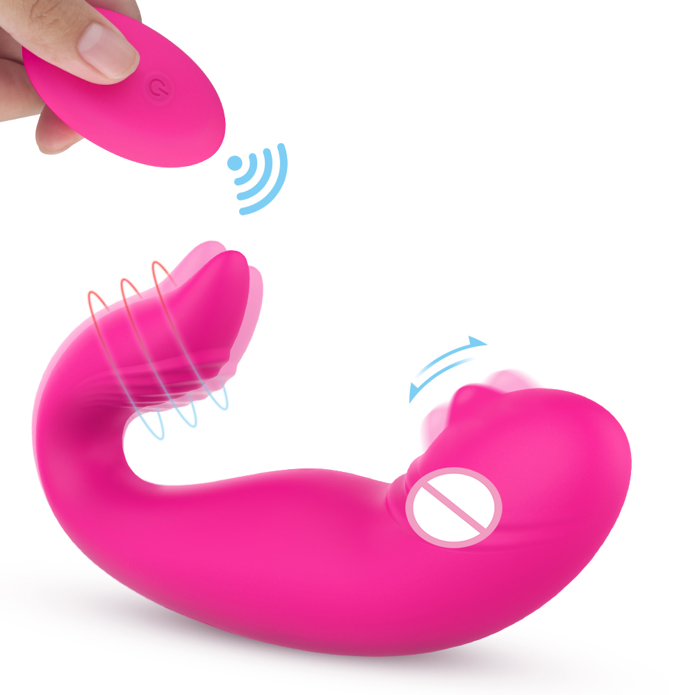 Remote control underwear G spot clitoris stimulation vibrator for female