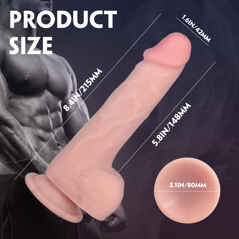 flesh realistic dildo for women vagina stimulation with keel