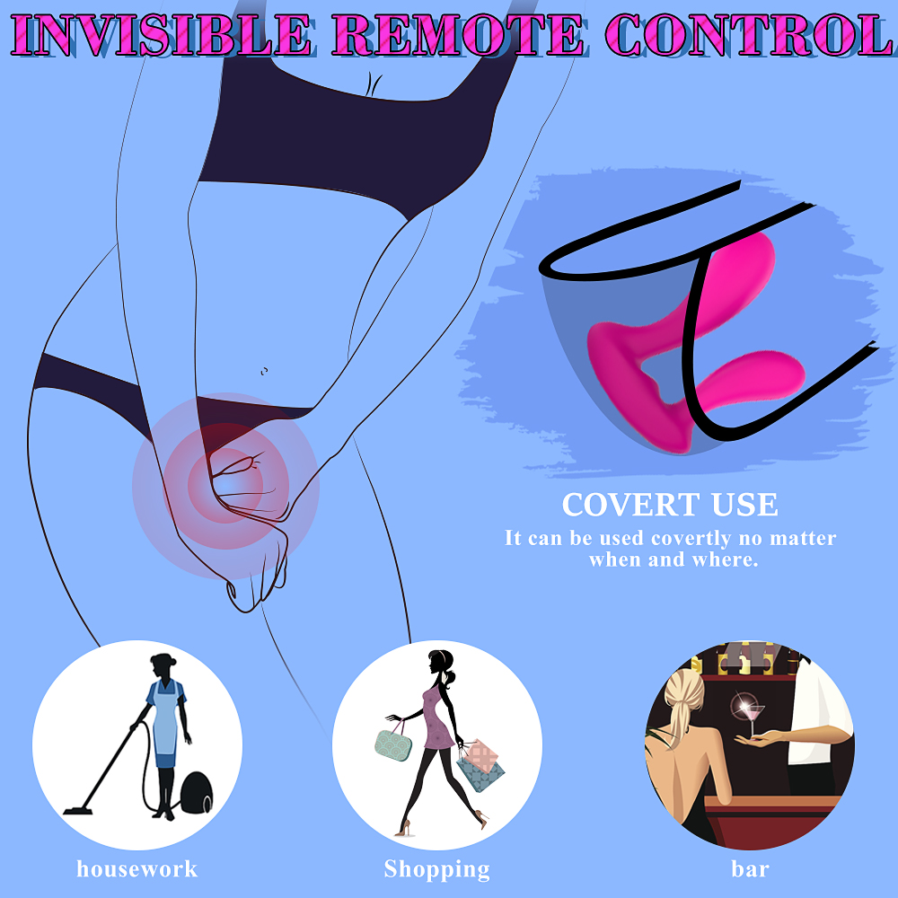 invisible underwear vibrating sex toy for women