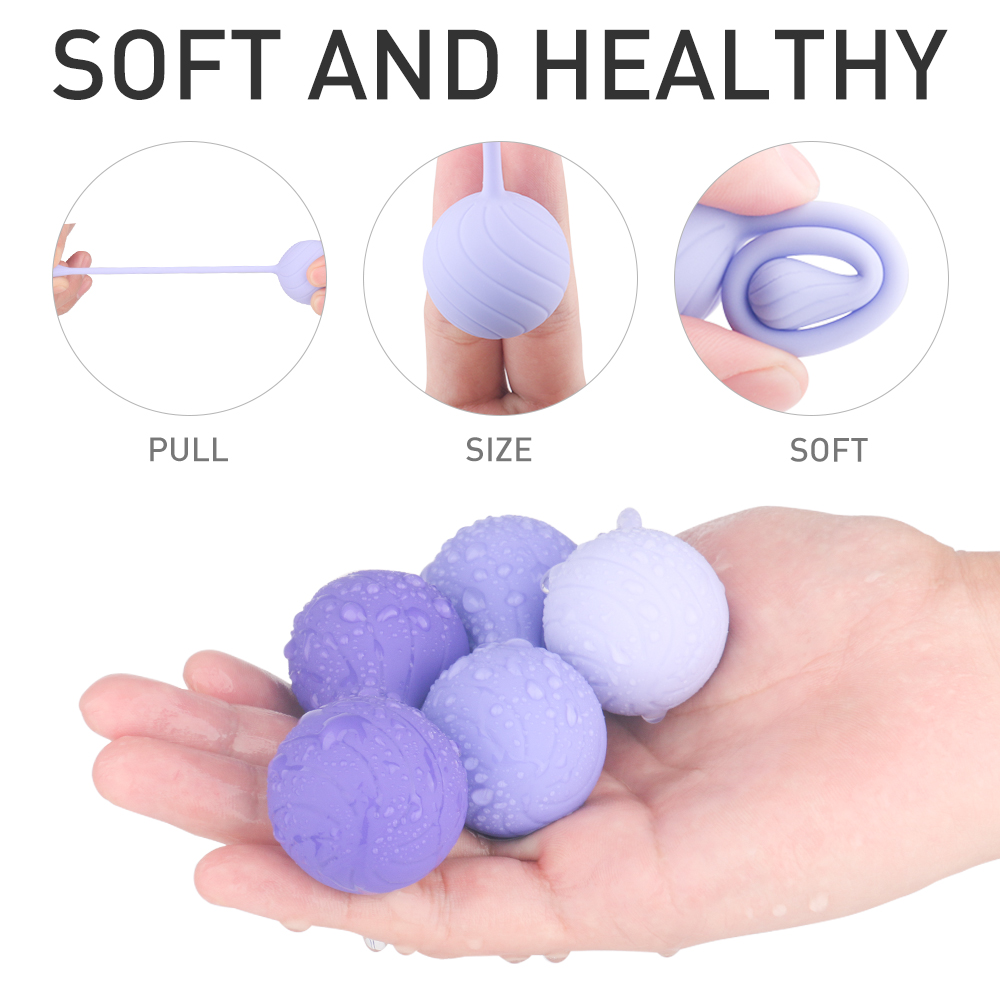 soft silicone vaginal tighten kegel ball ben wa ball