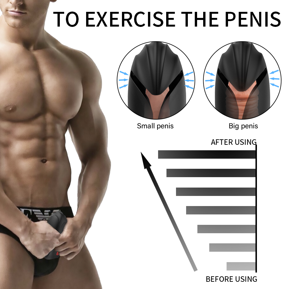 penis training vibrator for men male masturbation