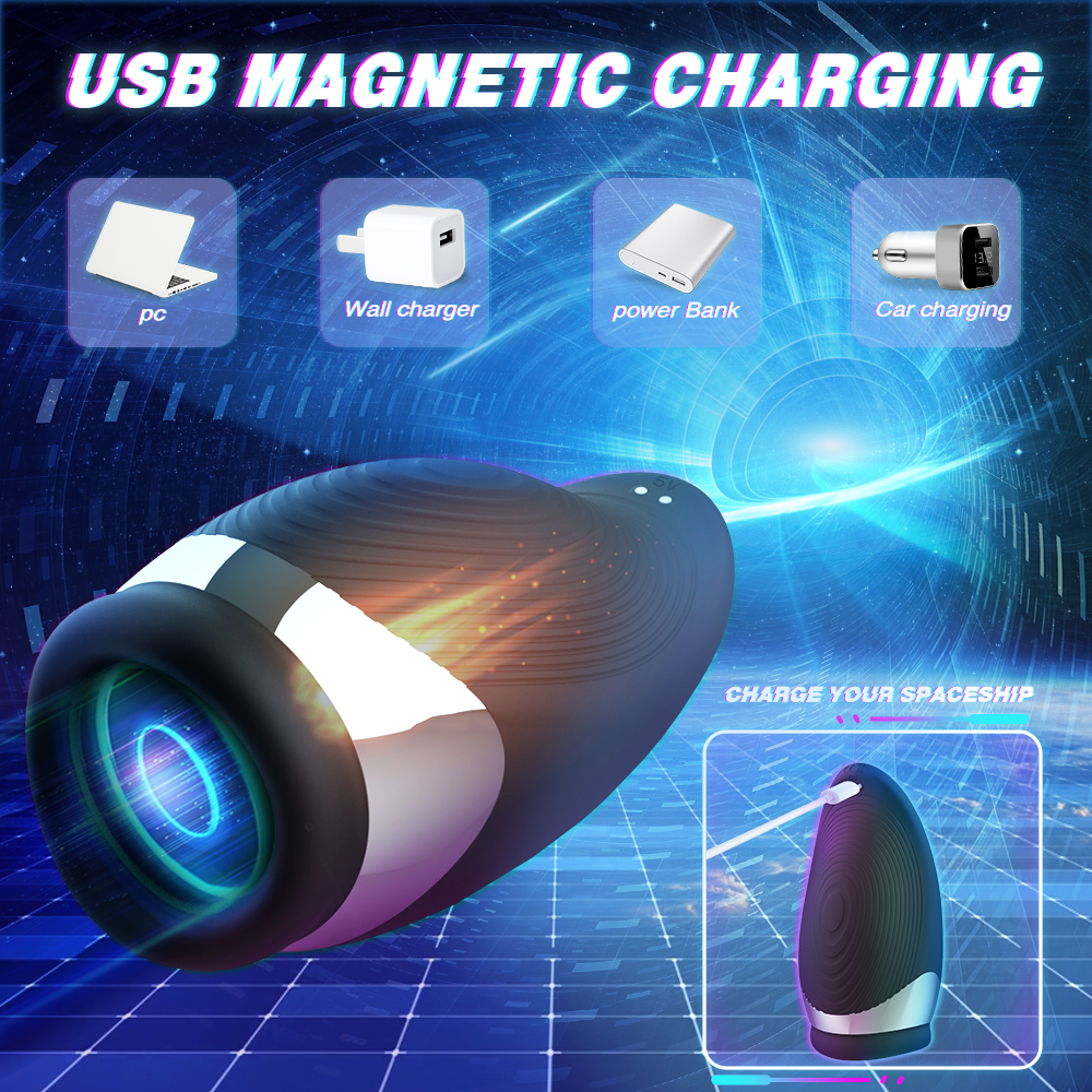 heating masturbator with usb magnetic charging