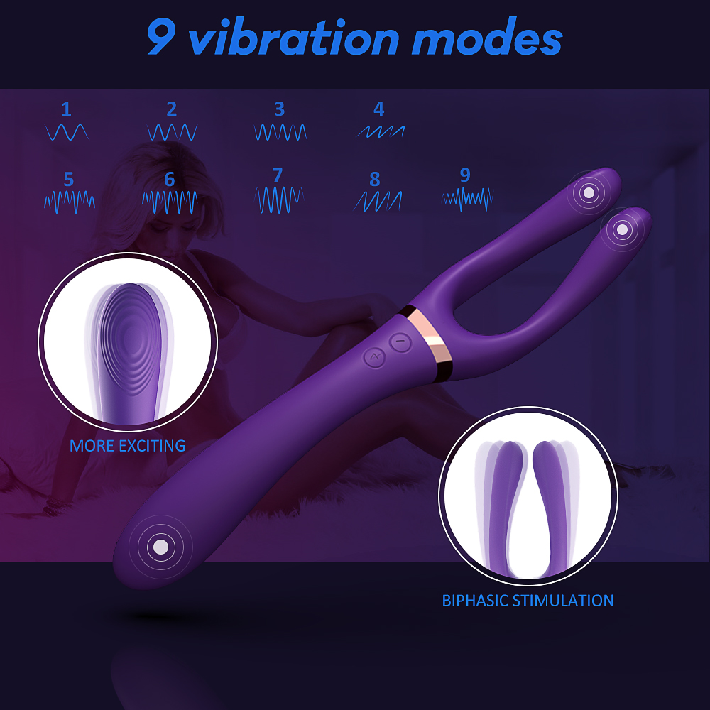 vibrator with 9 vibrating modes