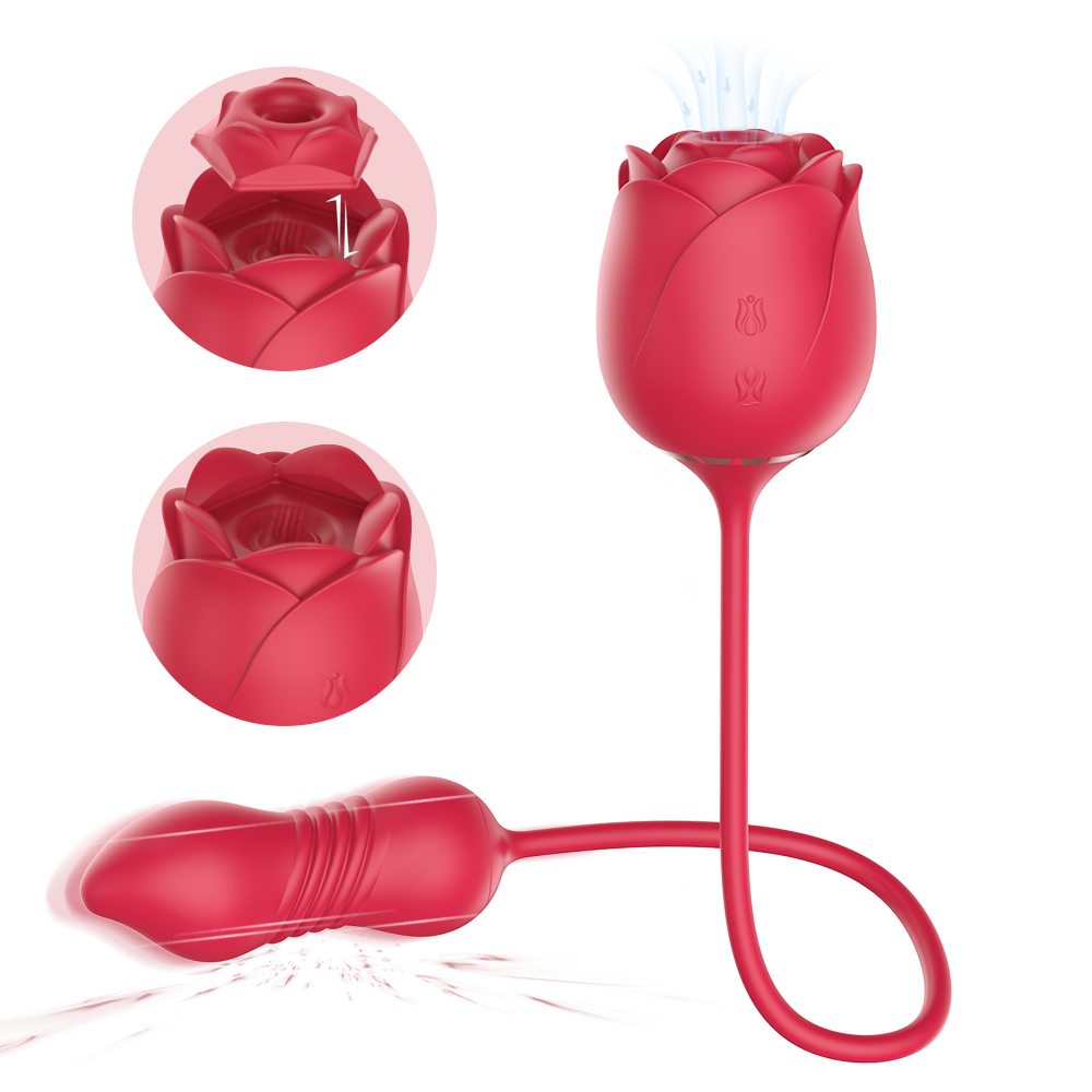 deteachable rose vibrator love egg