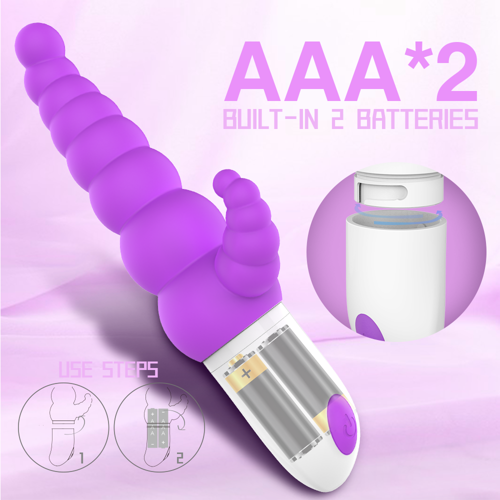 female rabbit vibrator with built in battery